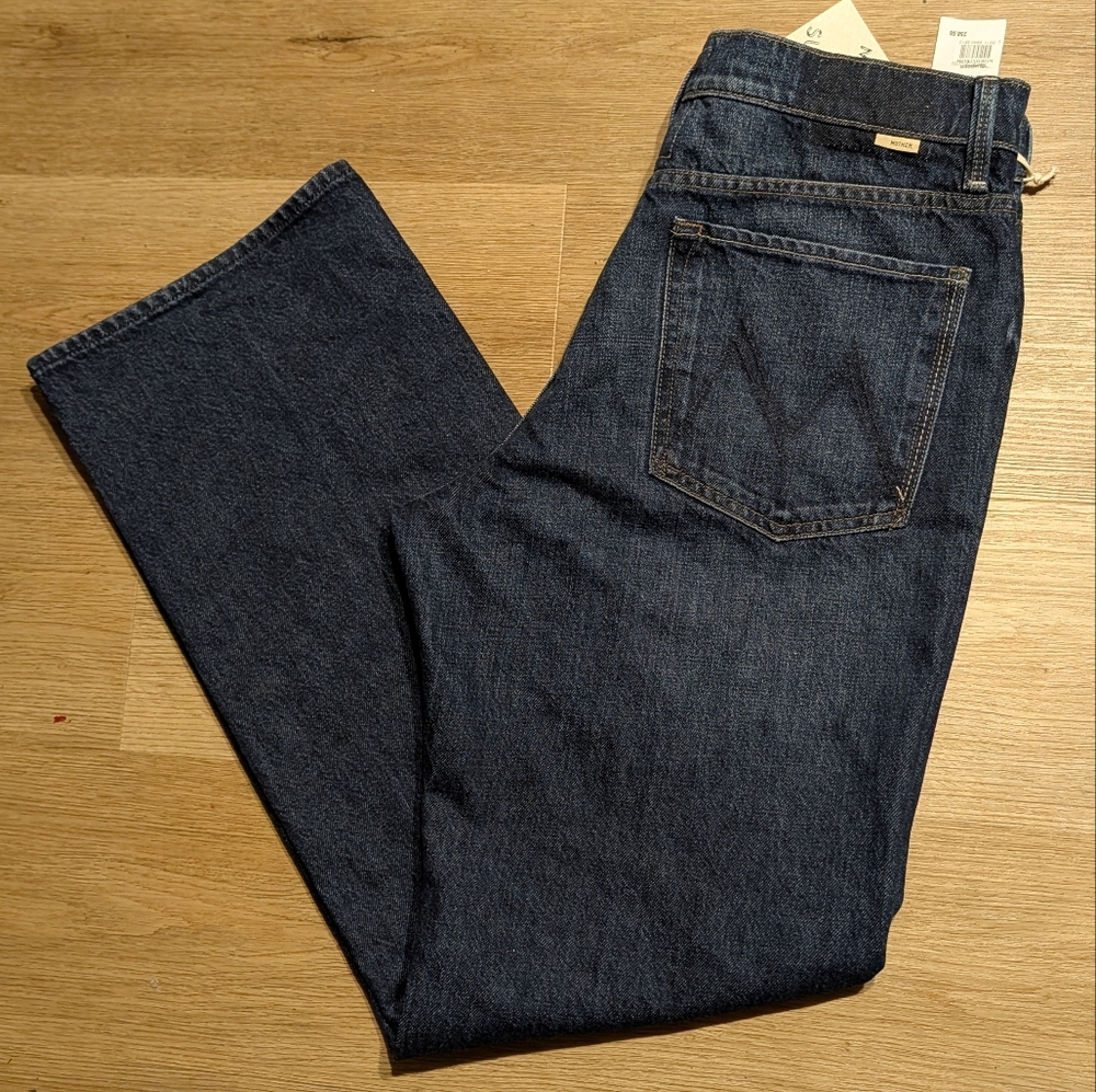 MOTHER SUPERIOR Rambler Zip Sneak sz 30 in Unplugged, a Dark Blue w/ Clean Hems - Picture 2 of 15